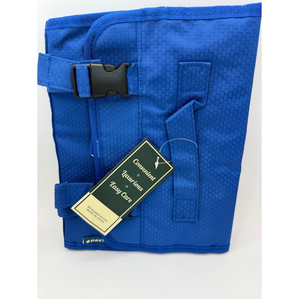 Hanging Toiletry Bag Travel‎ Organizer Pavilia Blue Foldable Cosmetic Makeup Ca